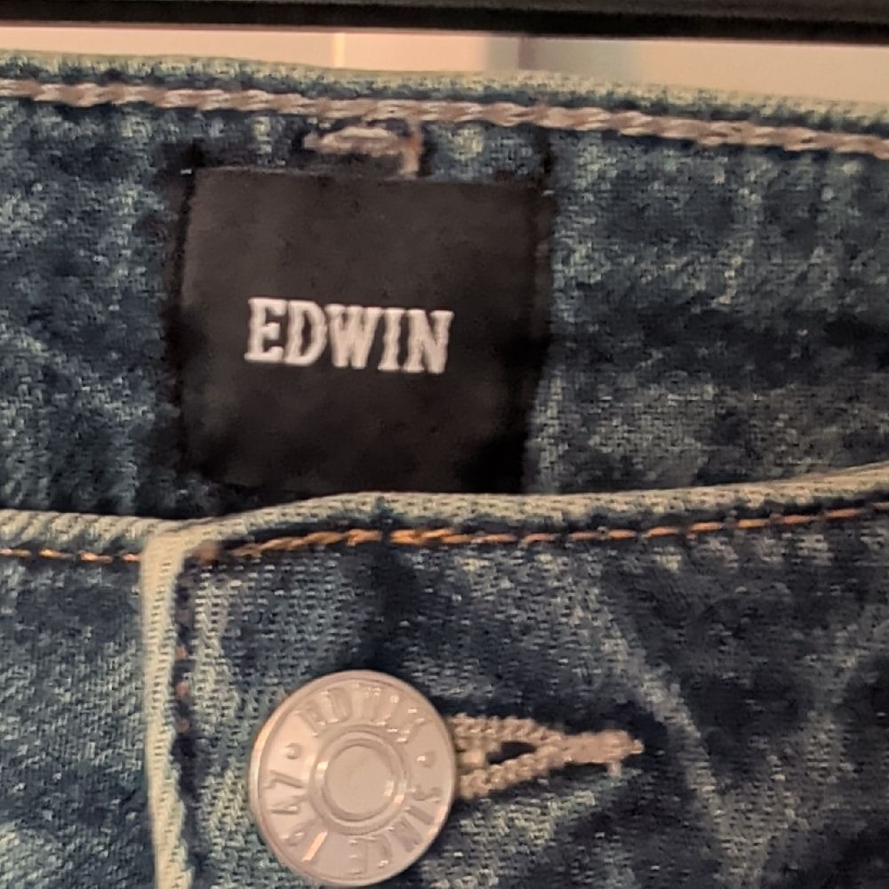 Edwin Dark Blue Flare Jeans - Picture 2 of 9
